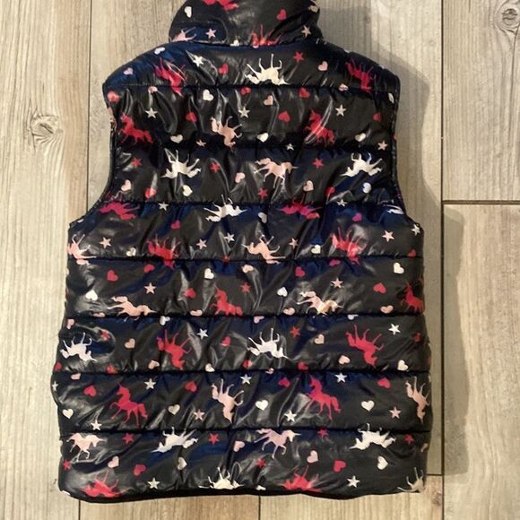 Girls Medium Epic Thread Faux Fur Lined Zip Up Vest Size Medium - Picture 5 of 5